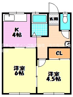 宮崎マンション 間取り図