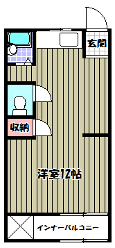 狭山南マンション 間取り図