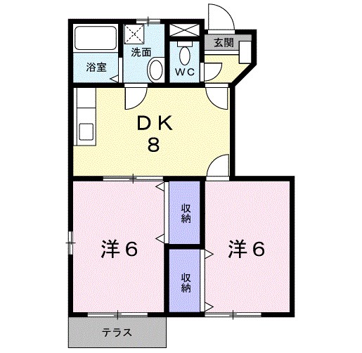 コスモスＡ 間取り図