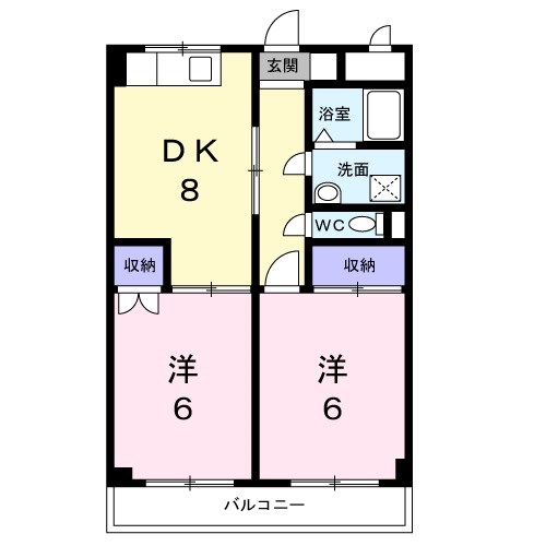 コスモみやび 間取り図