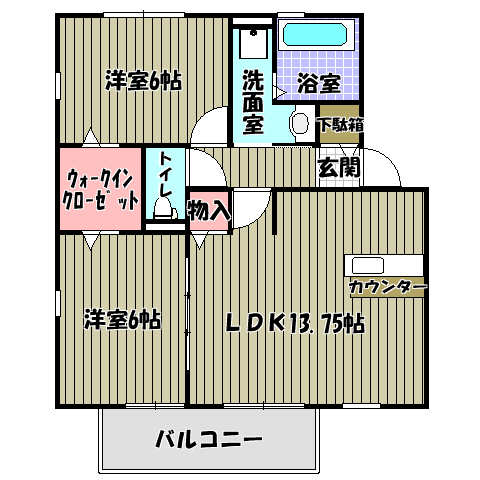 オリーベンハウス高辺 間取り