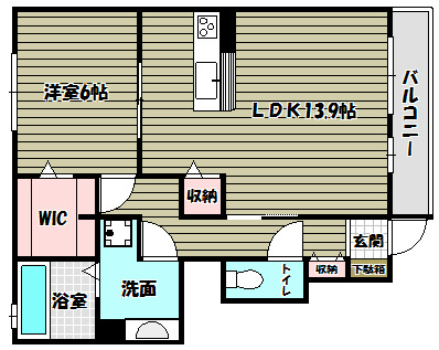 エーデル自由丘B棟  間取り