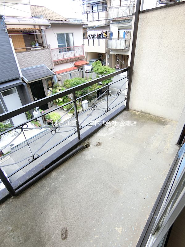 堺市東区西野貸家 ベランダ