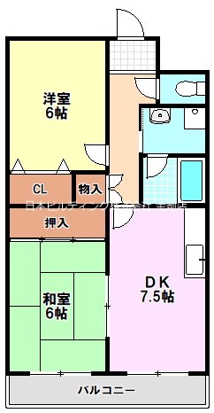 ピアコート一番館 間取り図