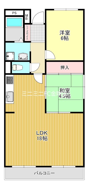 ニュー泉北マンション 間取り図