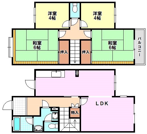 ＵＲ藤沢台第5住宅 間取り図
