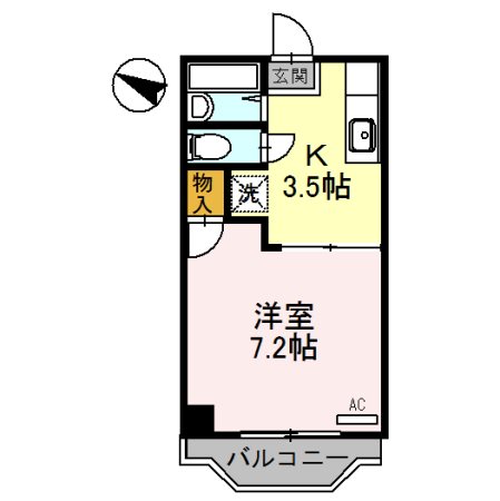 レディース金剛 間取り図