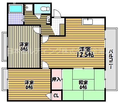 プレステージ大美野 間取り図