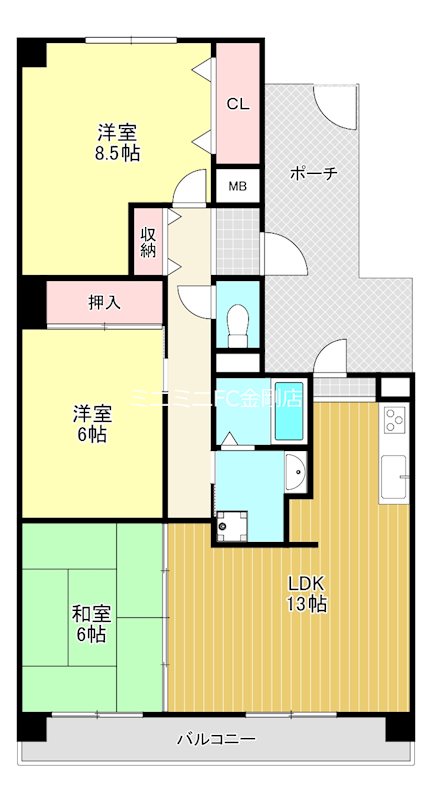 リベラス21　12号棟 間取り図