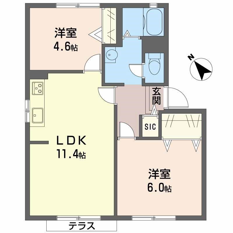 メゾン・リヴァージュ  間取り図