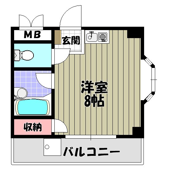 スカイ南花台 間取り図