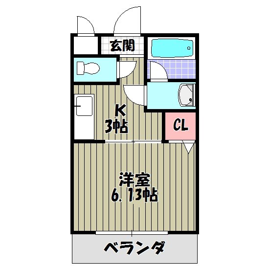 エステ・ラグーナ七番館 間取り図