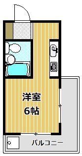 ロイヤルハイツ北野田 間取り図