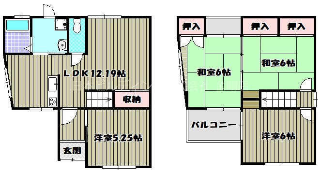 RH錦町 間取り図