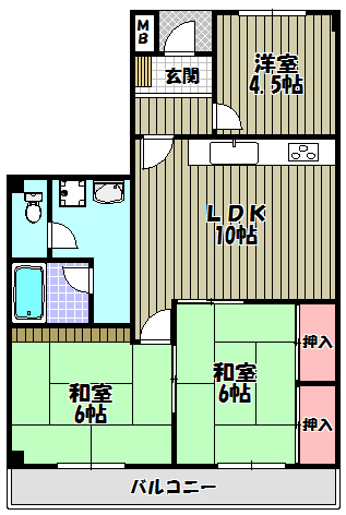 パークサイド青葉 間取り図