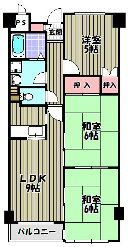 アデューウエダ 間取り図