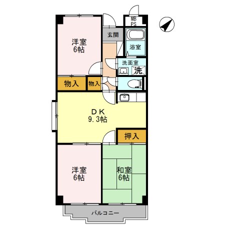 メゾン貴望ヶ丘 間取り図