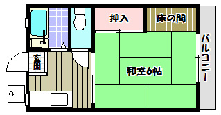 杉本ハイツ 間取り図
