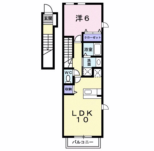 メロディーハウスⅡ 間取り図