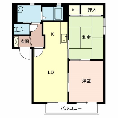 グランメールＡ棟 間取り図