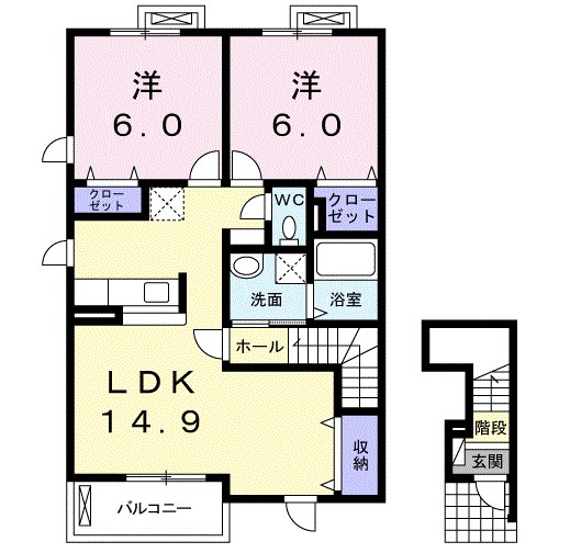 サンフェリスタⅢ 間取り図