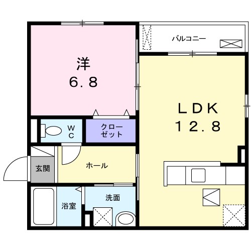 エスポワール 間取り図