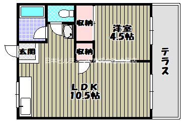 阪口ハイツ 間取り図