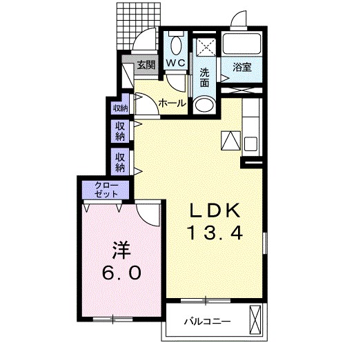メゾン　ソレイユⅡ 間取り図
