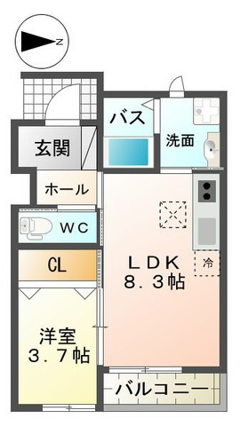 メゾン　ド　ソレイユ 間取り図