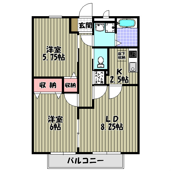 エスポワール 間取り図