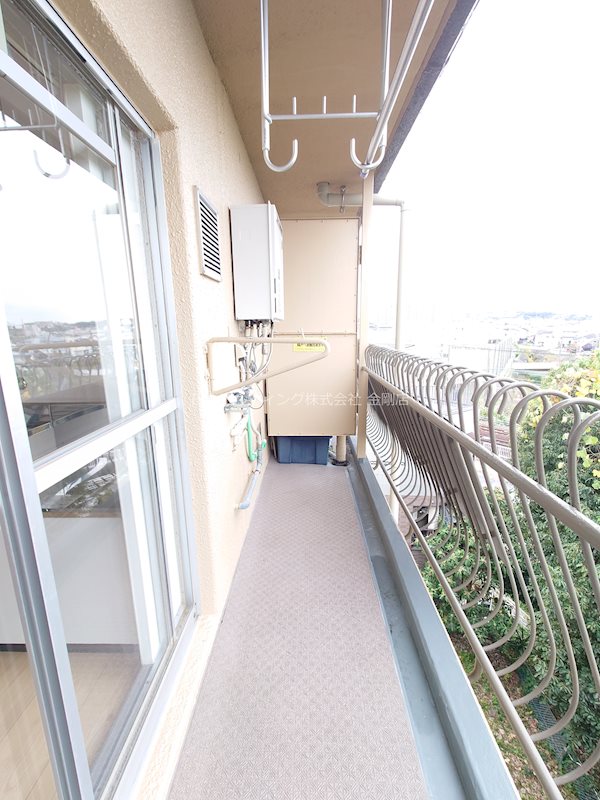 狭山遊園ハイツ６号棟 ベランダ