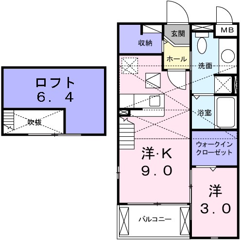 ダイアナ　レイク 間取り図