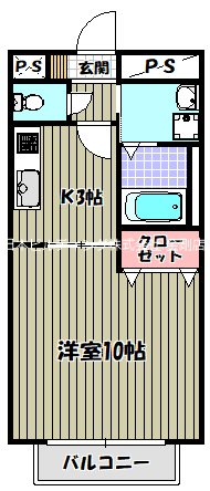アムールＴＯＹＯＤＡ 間取り図