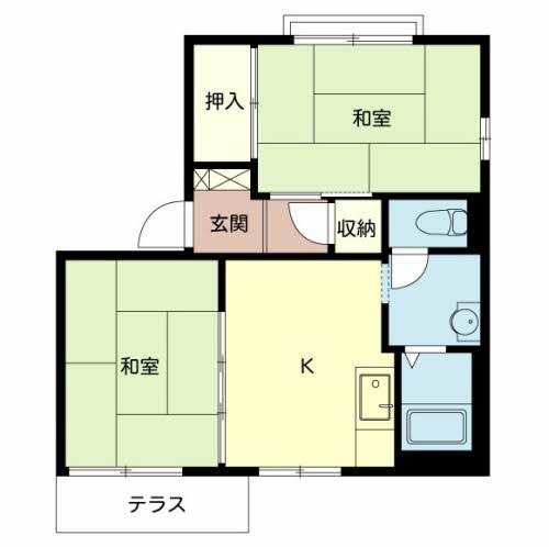 ロイヤルハイツ光明池  間取り図