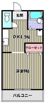 ペドラーム帝塚 間取り図