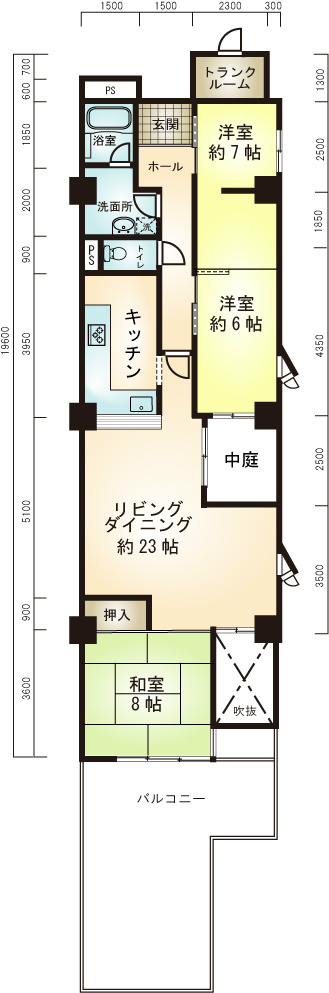 サンロード汐の宮 間取り図