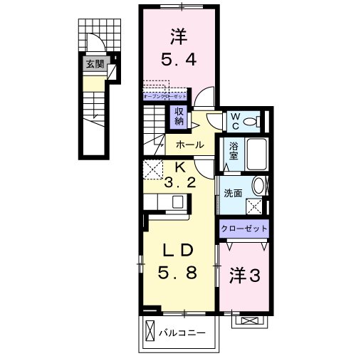 ジェントリーⅢ 間取り図