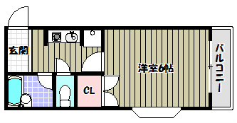 コウセイエステートビル 間取り図