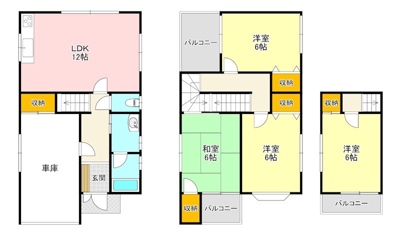 西板持7丁目戸建 間取り図