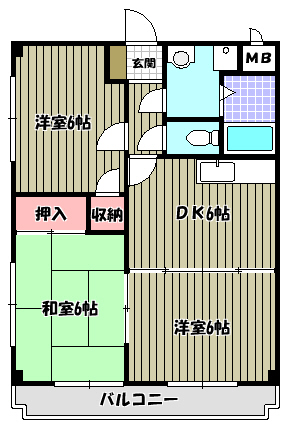 ベルフォーレ深井 間取り図