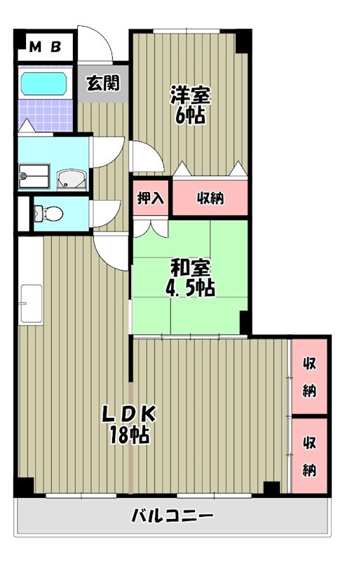 グランドール木下 間取り図