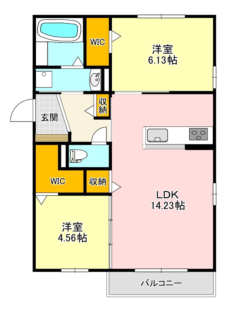 エーデル自由丘Ⅲ 間取り図