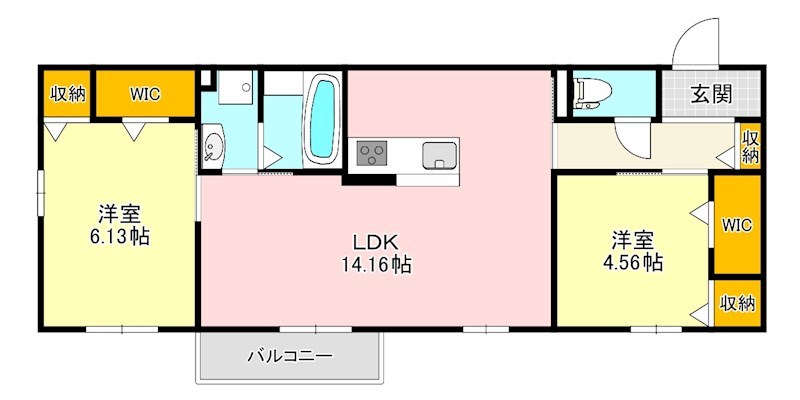 エーデル自由丘Ⅲ 間取り図