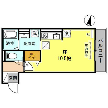 グランレイク金剛 間取り図