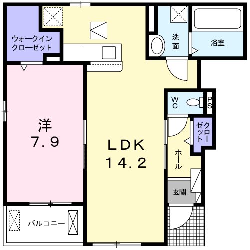モンド・ブラン 間取り図