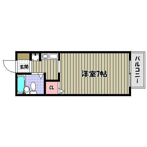 デルニエキンメイ 間取り図