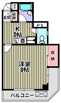 ボヌール林田 間取り図