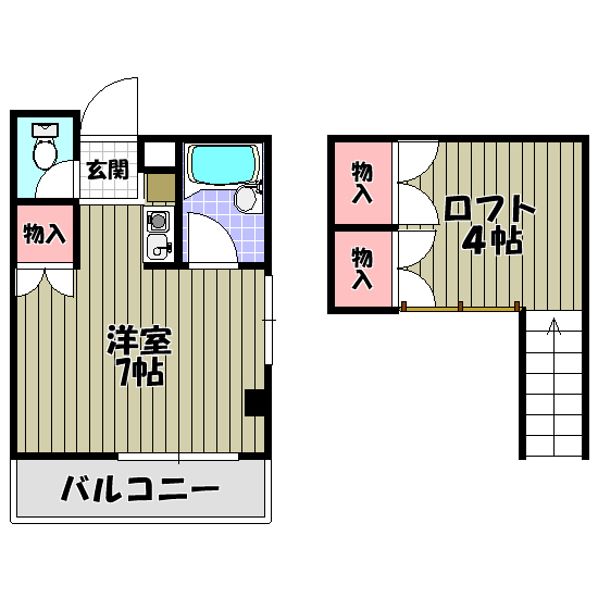 アプティ２番館 間取り図