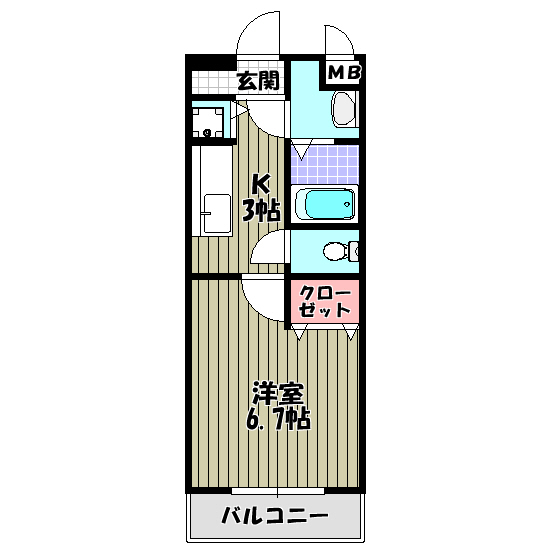 アドラシオン河内長野 間取り図