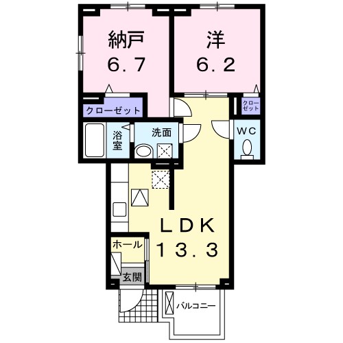 スマート　ハズ 間取り図